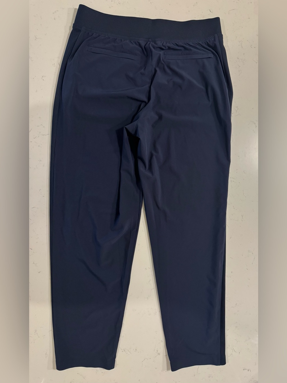 Athleta Brooklyn Ankle Pant Navy Mid Rise Travel Career Pants 6 - Picture 5 of 7